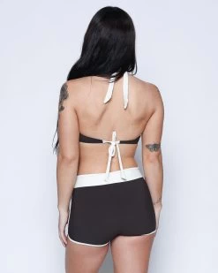 Nico Surf Short - Sella 10 Nico Surf Short - Sella -Seea Shop Becca Sella Brown White Bikini Top Shorts Swim Suit 8