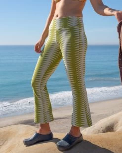 Bell Pant - Areia Olive -Seea Shop Bell Areia Olive Green White Pattern Pants Apparel Clothing Sun Protective UV Protection 3