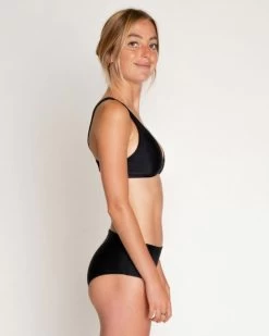 Brasilia High Waist Bikini Bottom - Black -Seea Shop Brasilia Black Bikini Swim Suit Sun Protection 12