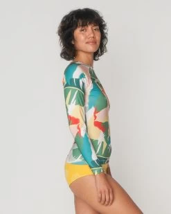 Doheny Rashguard - Brisa 15 Doheny Rashguard - Brisa -Seea Shop Doheny Brisa Multicolor Floral Pattern Rashguard Long Sleeve Sun Protection 7