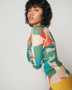 Doheny Rashguard - Brisa 16 Doheny Rashguard - Brisa -Seea Shop Doheny Brisa Multicolor Floral Pattern Rashguard Long Sleeve Sun Protection 9