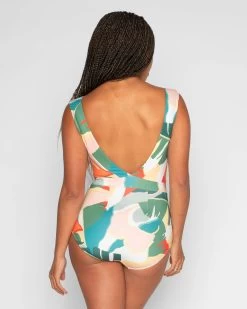 Frida One Piece - Brisa 13 Frida One Piece - Brisa -Seea Shop Frida Brisa Multicolor Floral Pattern Swim Suit One Piece V Neck 4