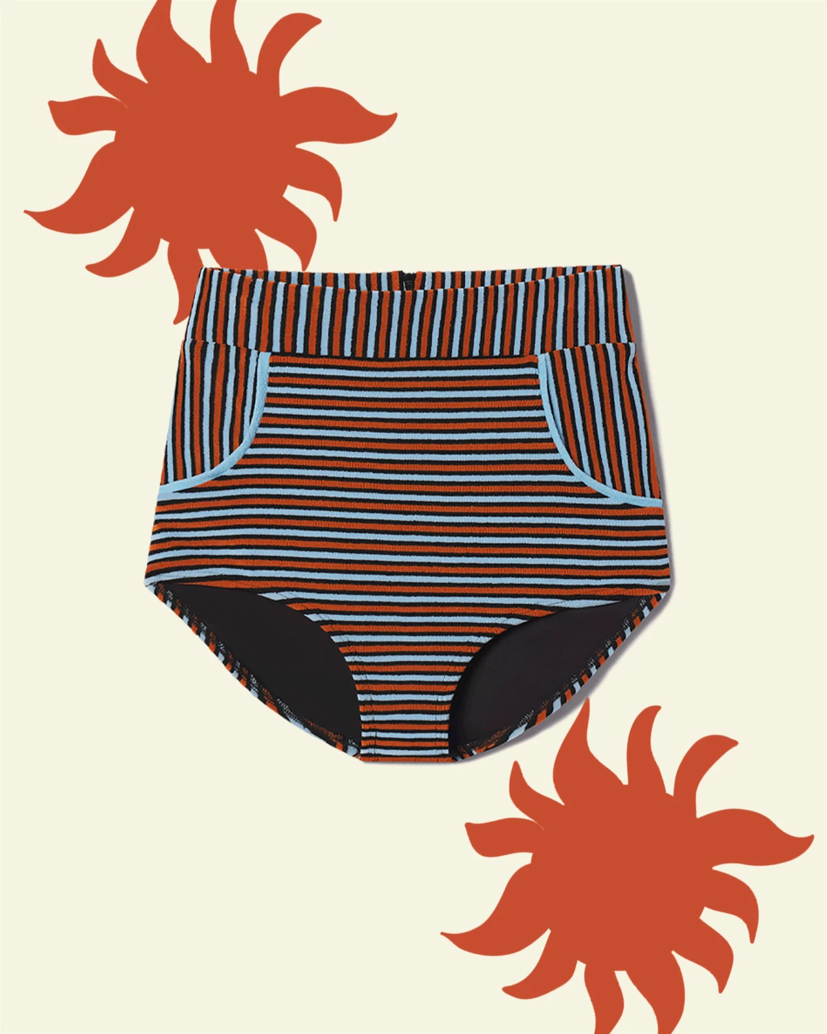 Georgia High Waist Bikini Bottom - Miles 1 Georgia High Waist Bikini Bottom - Miles