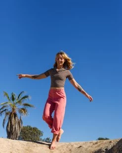 Keiko Pant - Flamingo -Seea Shop Keiko Flamingo 3