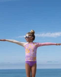 Girls Doheny Rashguard - Aria -Seea Shop SEEAGIRLS Doheny Rashguard Aria VP 4X5 5
