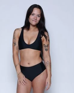 Brasilia High Waist Bikini Bottom - Basilone -Seea Shop SEEA Brasilia ReversibleBikini Basilone 4X5 1