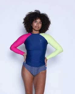 Doheny Rashguard - Azalea 8 Doheny Rashguard - Azalea -Seea Shop SEEA Doheny Rashguard Azalea 4X5 10