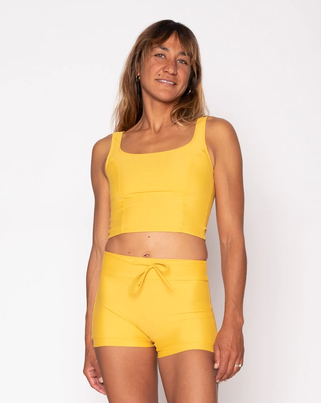 Maisie Swim Tank - Saffron 1 Maisie Swim Tank - Saffron