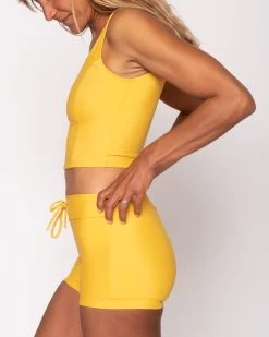 Emma Swim Short - Saffron 17 Emma Swim Short - Saffron -Seea Shop SEEA Emma Bikini Saffron 4X5 8