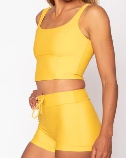 Emma Swim Short - Saffron 19 Emma Swim Short - Saffron -Seea Shop SEEA Emma Bikini Saffron 4X5 9