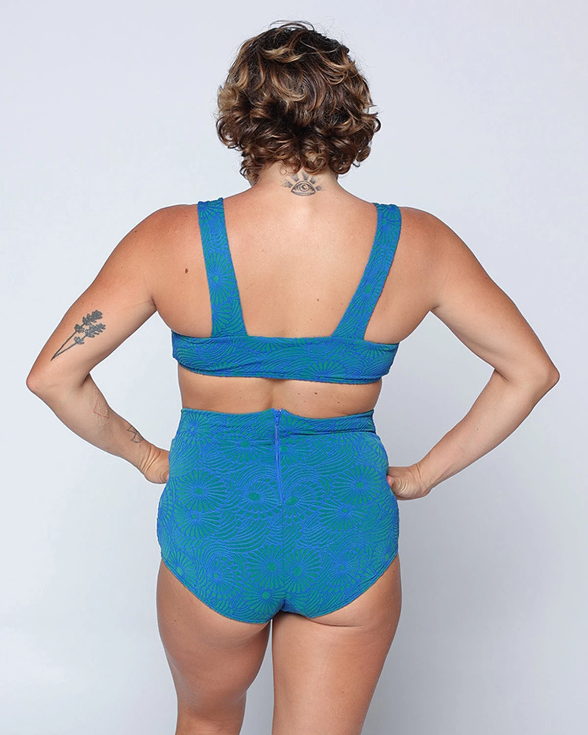 Georgia High Waist Bikini Bottom - Alga 6 Georgia High Waist Bikini Bottom - Alga - Image 6