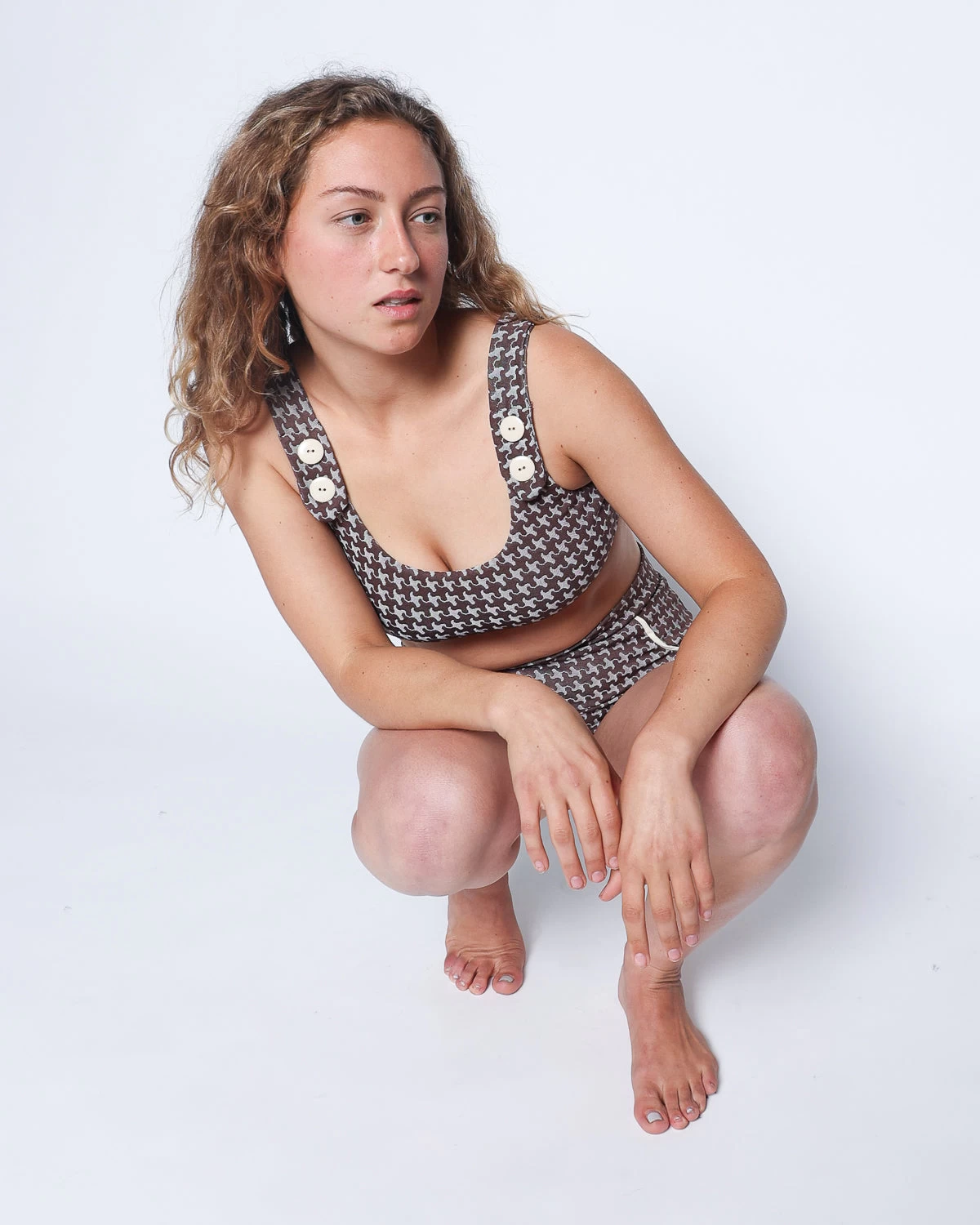 Georgia High Waist Bikini Bottom - Mustang 7 Georgia High Waist Bikini Bottom - Mustang - Image 7