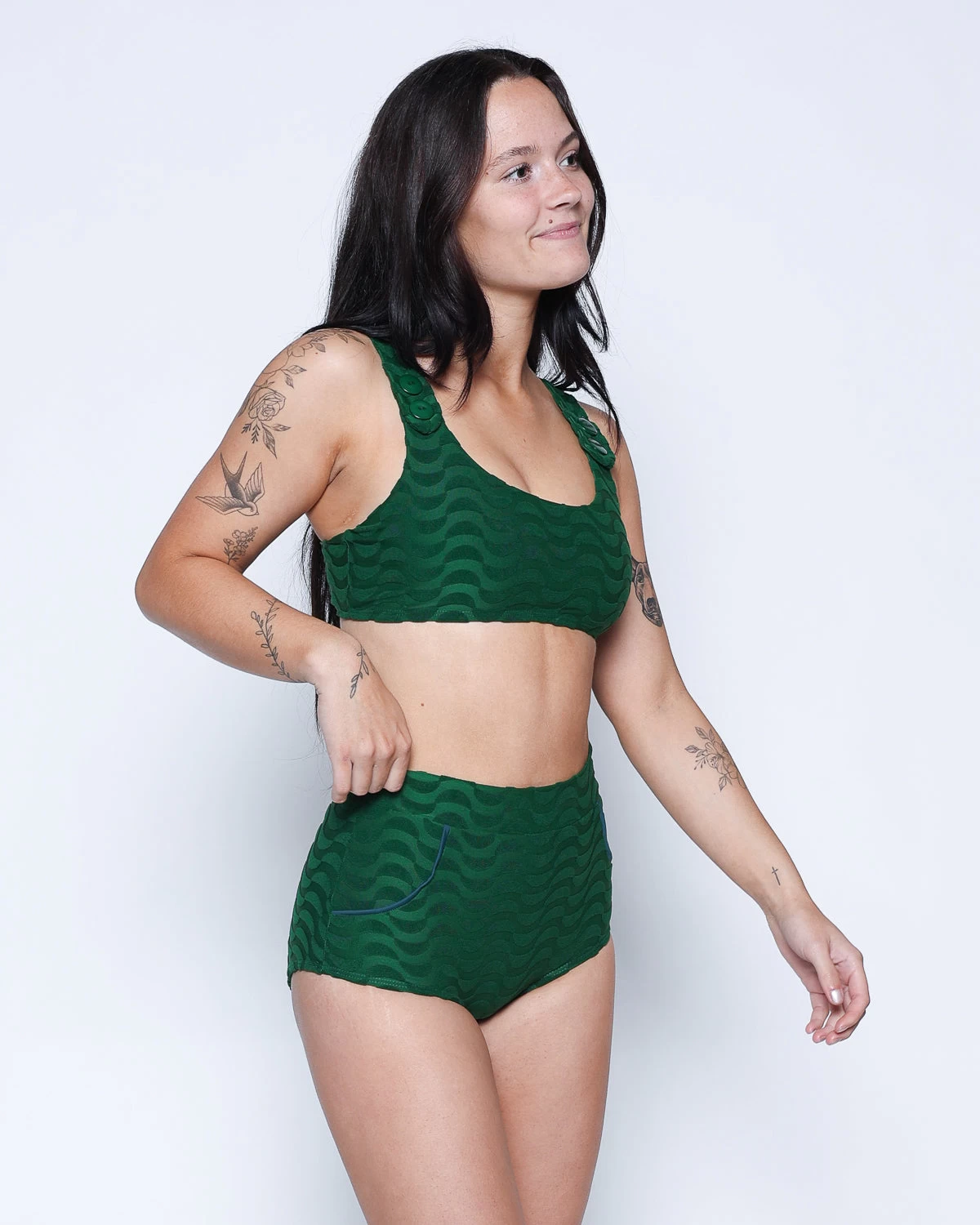 Georgia High Waist Bikini Bottom - Piscis 4 Georgia High Waist Bikini Bottom - Piscis - Image 4