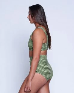 Georgia Bikini Top - Shamrock -Seea Shop SEEA Georgia BikiniTop Shamrock 4X5 5
