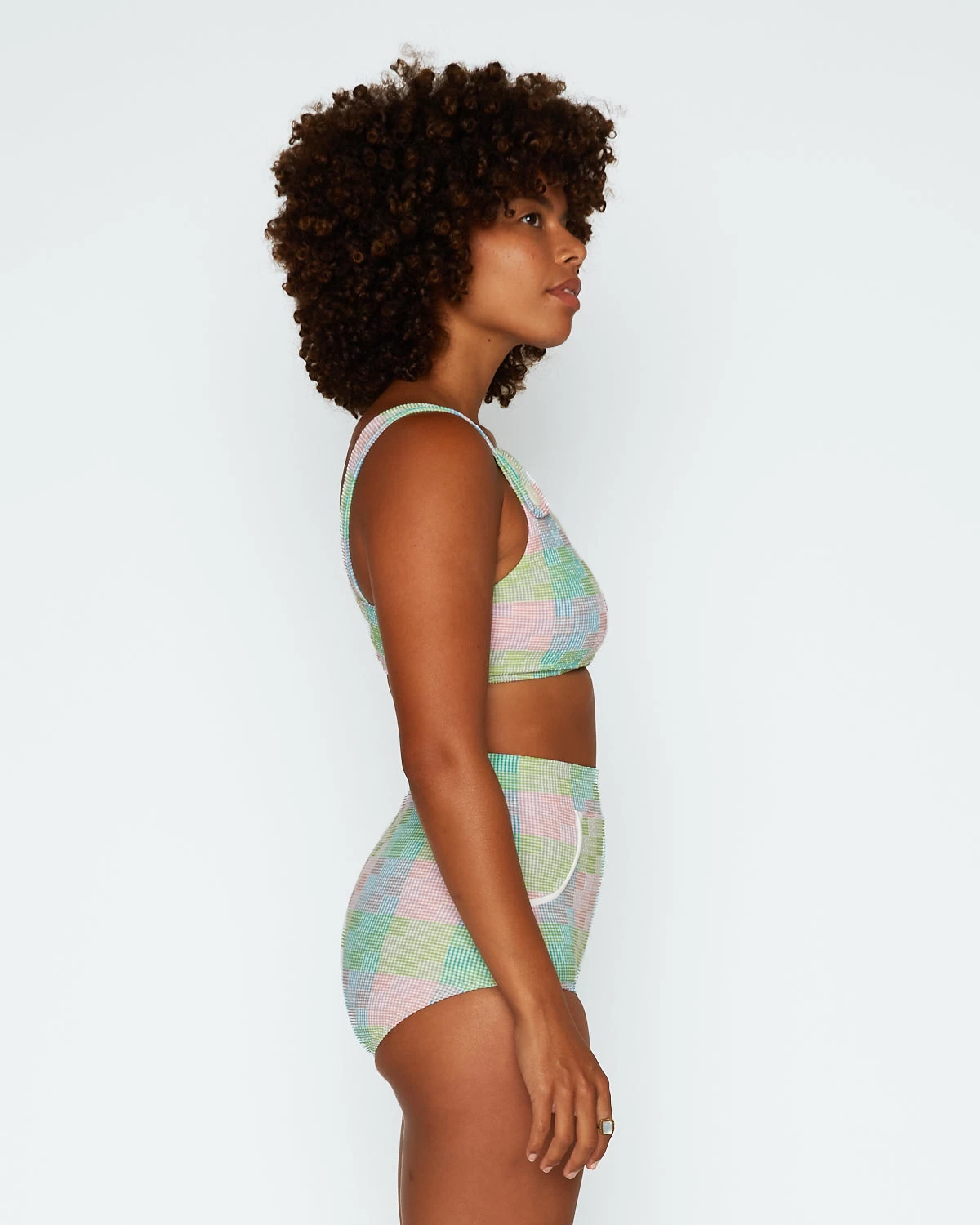 Georgia High Waist Bikini Bottom - Amos 4 Georgia High Waist Bikini Bottom - Amos - Image 4