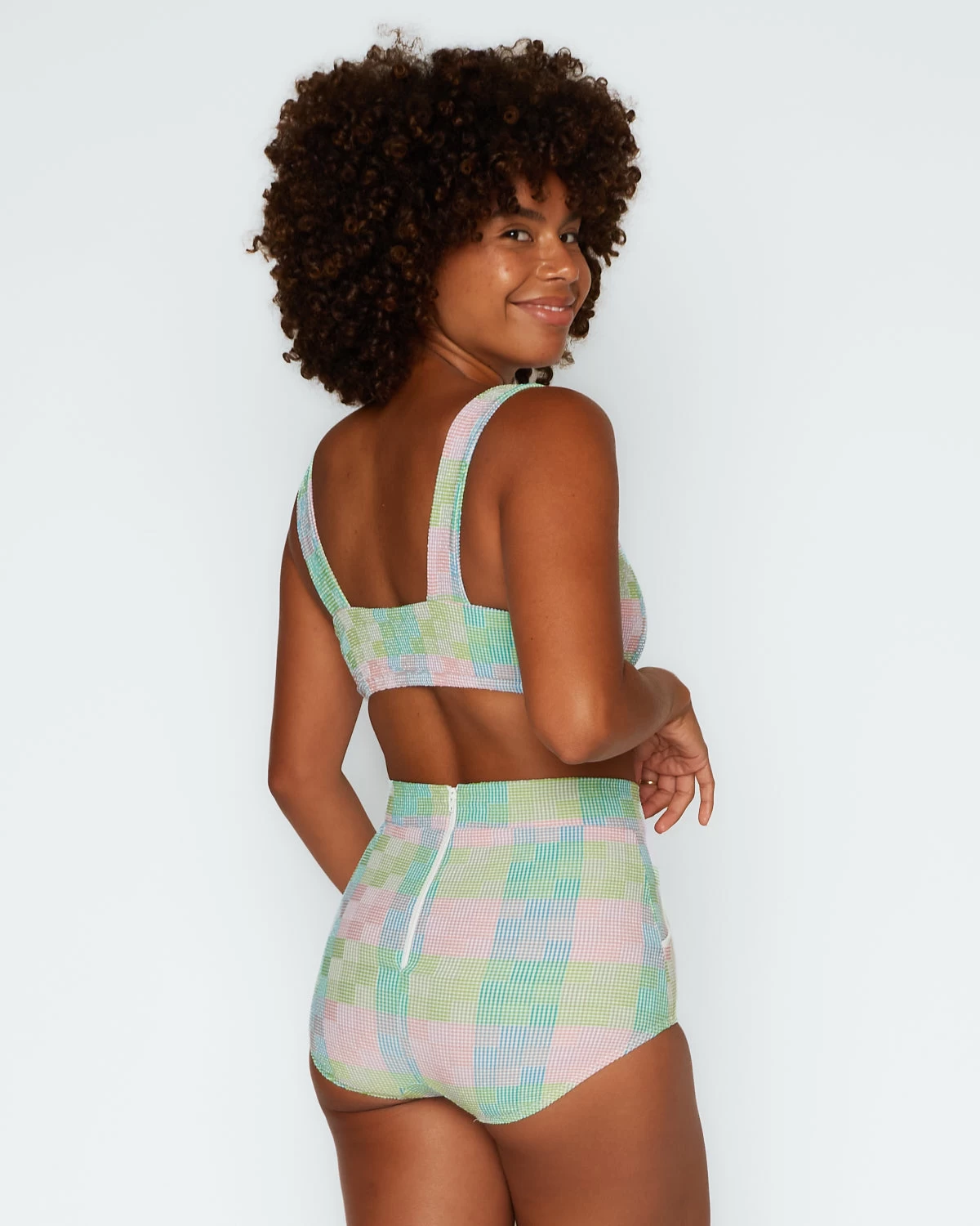 Georgia High Waist Bikini Bottom - Amos 1 Georgia High Waist Bikini Bottom - Amos
