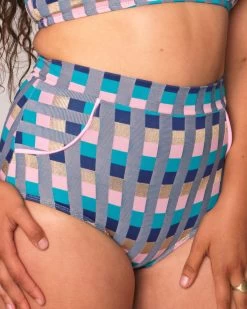 Georgia High Waist Bikini Bottom - Antibes -Seea Shop SEEA Georgia Bikini Antibes 4X5 12