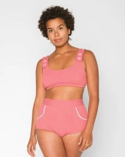Georgia Bikini Top - Flamingo -Seea Shop SEEA Georgia Bikini Flamingo 4X5 2