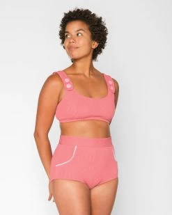 Georgia High Waist Bikini Bottom - Flamingo -Seea Shop SEEA Georgia Bikini Flamingo 4X5 3 fb7907c3 0917 4127 8606 cb6178f199c8