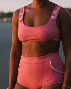 Georgia Bikini Top - Flamingo