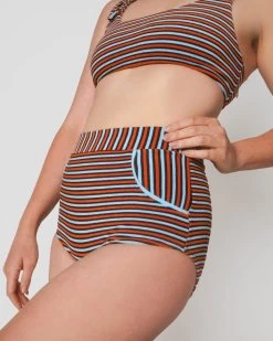 Georgia High Waist Bikini Bottom - Miles 18 Georgia High Waist Bikini Bottom - Miles -Seea Shop SEEA Georgia Bikini Miles 4X5 5