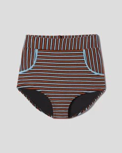 Georgia High Waist Bikini Bottom - Miles 19 Georgia High Waist Bikini Bottom - Miles -Seea Shop SEEA Georgia Bikini Miles Bottom Pinwall 4X5 1