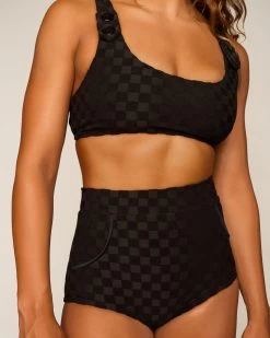Georgia High Waist Bikini Bottom - Night Check 10 Georgia High Waist Bikini Bottom - Night Check -Seea Shop SEEA Georgia Bikini Nightcheck 4X5 6 2f108d3b 3899 4c41 a2fd 1199dcd69492