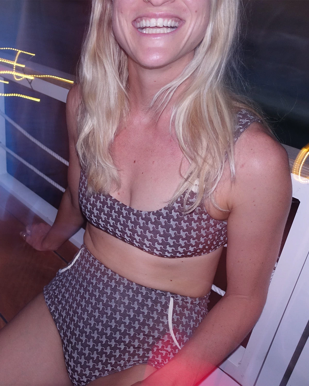 Georgia High Waist Bikini Bottom - Mustang 8 Georgia High Waist Bikini Bottom - Mustang - Image 8