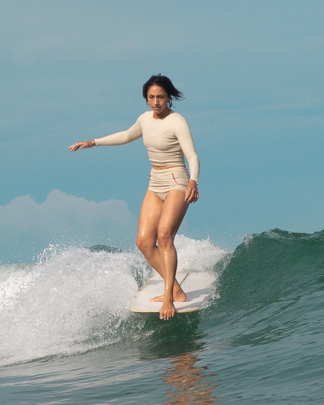 Georgia High Waist Bikini Bottom - Pebble 1 Georgia High Waist Bikini Bottom - Pebble