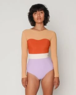 Hermosa One Piece - Primrose -Seea Shop SEEA Hermosa Surfsuit Primrose 4X5 1