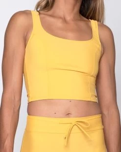 Maisie Swim Tank - Saffron 13 Maisie Swim Tank - Saffron -Seea Shop SEEA Maisie Tank Saffron 4X5 2