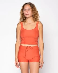 Maisie Swim Tank - Burnt Sienna 10 Maisie Swim Tank - Burnt Sienna -Seea Shop SEEA Maisie Tank Sienna 4X5 6