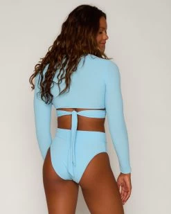 Mundaka Bikini Bottom - Celeste -Seea Shop SEEA Mundaka Bikini Celeste 4X5 8