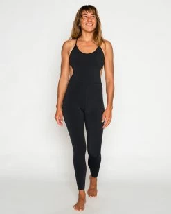 Nazare Bodysuit - Black -Seea Shop SEEA Nazare Surfsuit Black 4X5 12