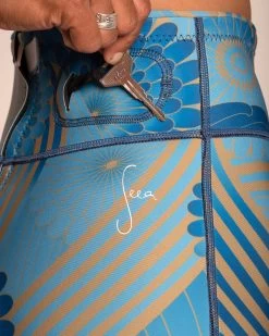 Palisades 2mm Yulex Shorts - Seaflower -Seea Shop SEEA Palisades Yulex Seaflower 4X5 10