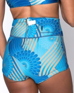 Palisades 2mm Yulex Shorts - Seaflower -Seea Shop SEEA Palisades Yulex Seaflower 4X5 8