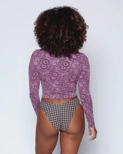 Palomar Crop Rashguard - Caracol -Seea Shop SEEA Palomar CropTopRashguard Caracol 4X5 7