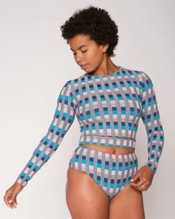 Palomar Crop Top Rashguard - Antibes -Seea Shop SEEA Palomar Rashguard Antibes 4X5 3