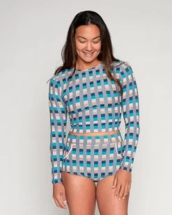 Palomar Crop Top Rashguard - Antibes -Seea Shop SEEA Palomar Rashguard Antibes 4X5 9