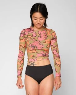 Palomar Crop Top Rashguard - Freya -Seea Shop SEEA Palomar Rashguard Freya 4X5 3