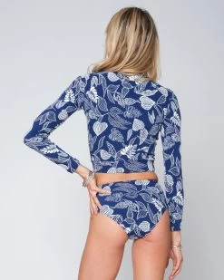 Palomar Crop Top Rashguard - Gaia -Seea Shop SEEA Palomar Rashguard Gaia 4X5 5