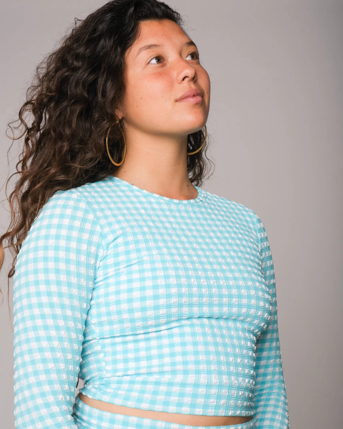 Palomar Crop Top Rashguard - Lagoon 7 Palomar Crop Top Rashguard - Lagoon - Image 7