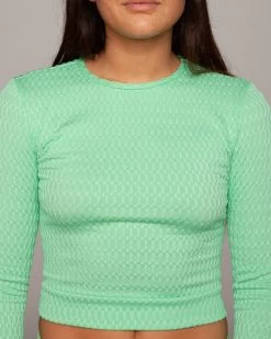 Palomar Crop Top Rashguard - Yerba 11 Palomar Crop Top Rashguard - Yerba -Seea Shop SEEA SP21 Palomar Yerba 6