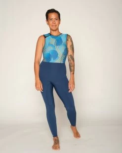 Sydney 2mm Yulex Long Jane - Seaflower -Seea Shop SEEA Sydney Yulex Seaflower 4X5 2